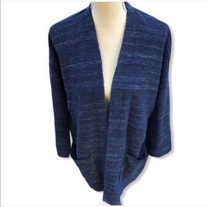 Eileen Fisher Organic Cotton  Open Cardigan Sz M